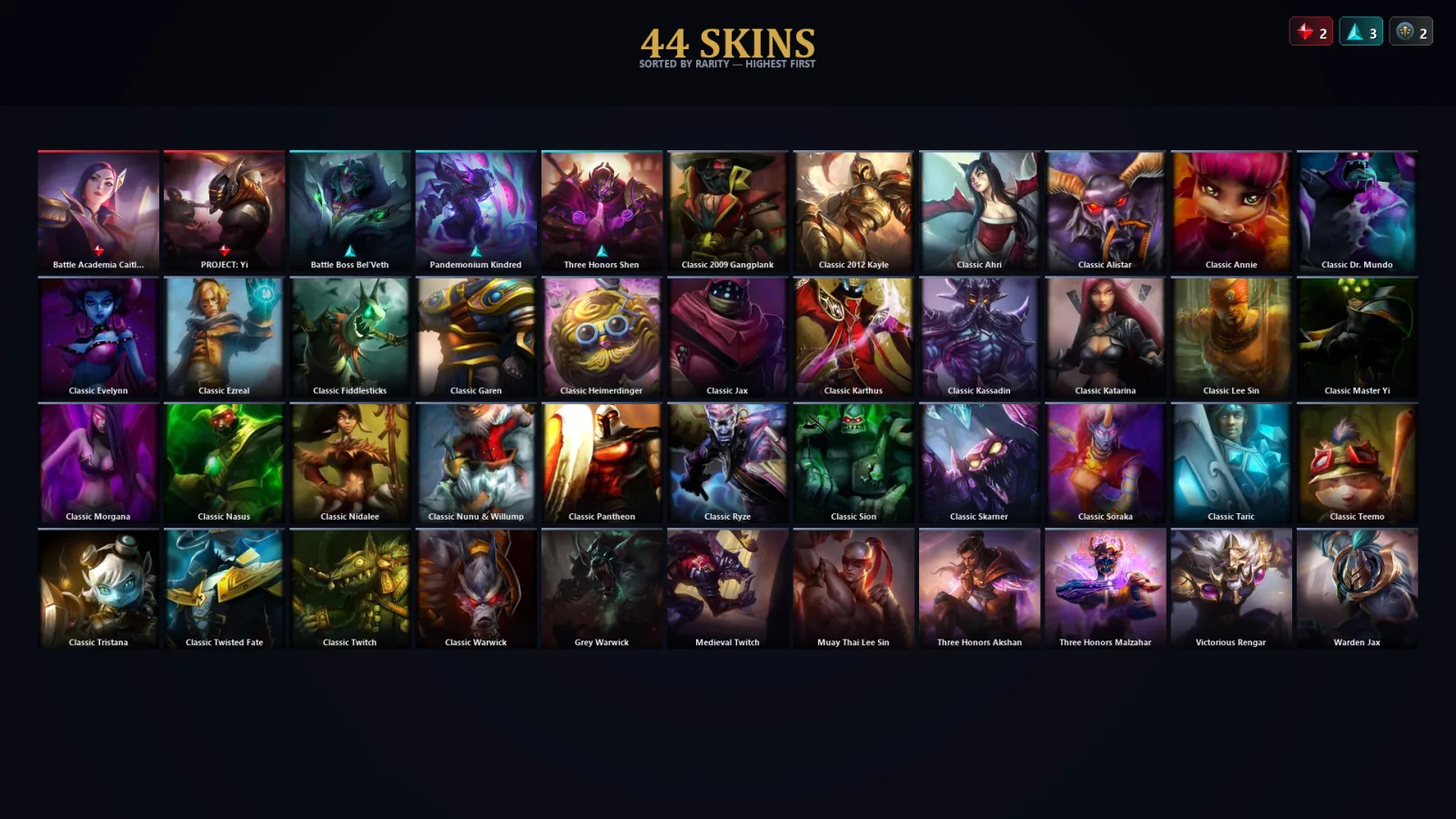 [LoL] | TR | Level 34 | Emerald IV | 42 Champions | 12 Skins