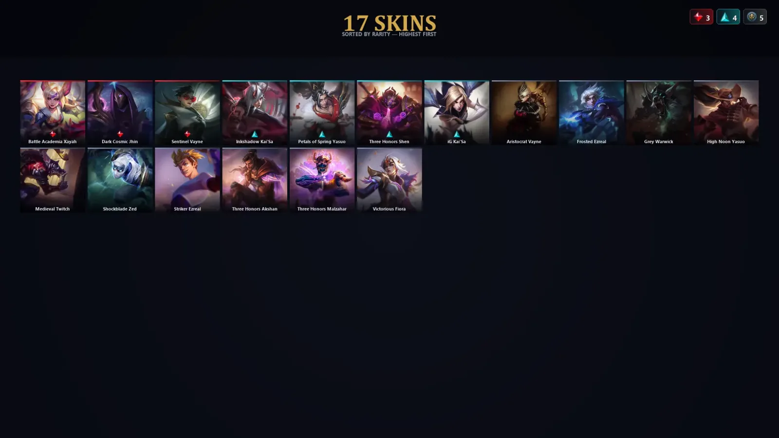 [LoL] | TR | Level 61 | Emerald III | 99 Champions | 17 Skins | 10,563 BE — LoL account