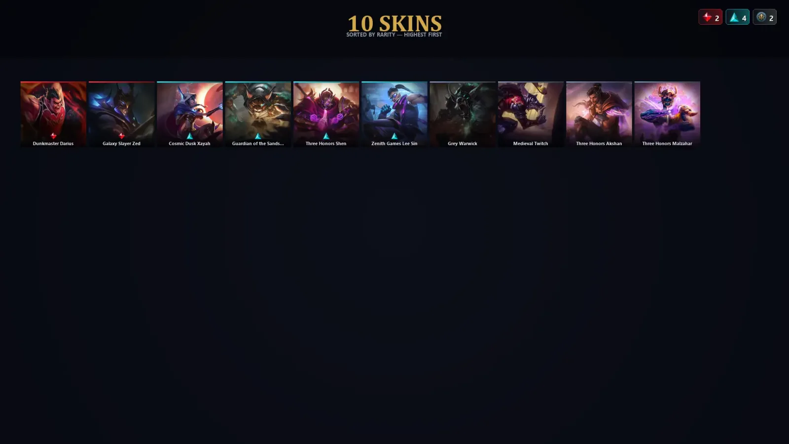 [LoL] | TR | Level 47 | Platinum III | 48 Champions | 10 Skins