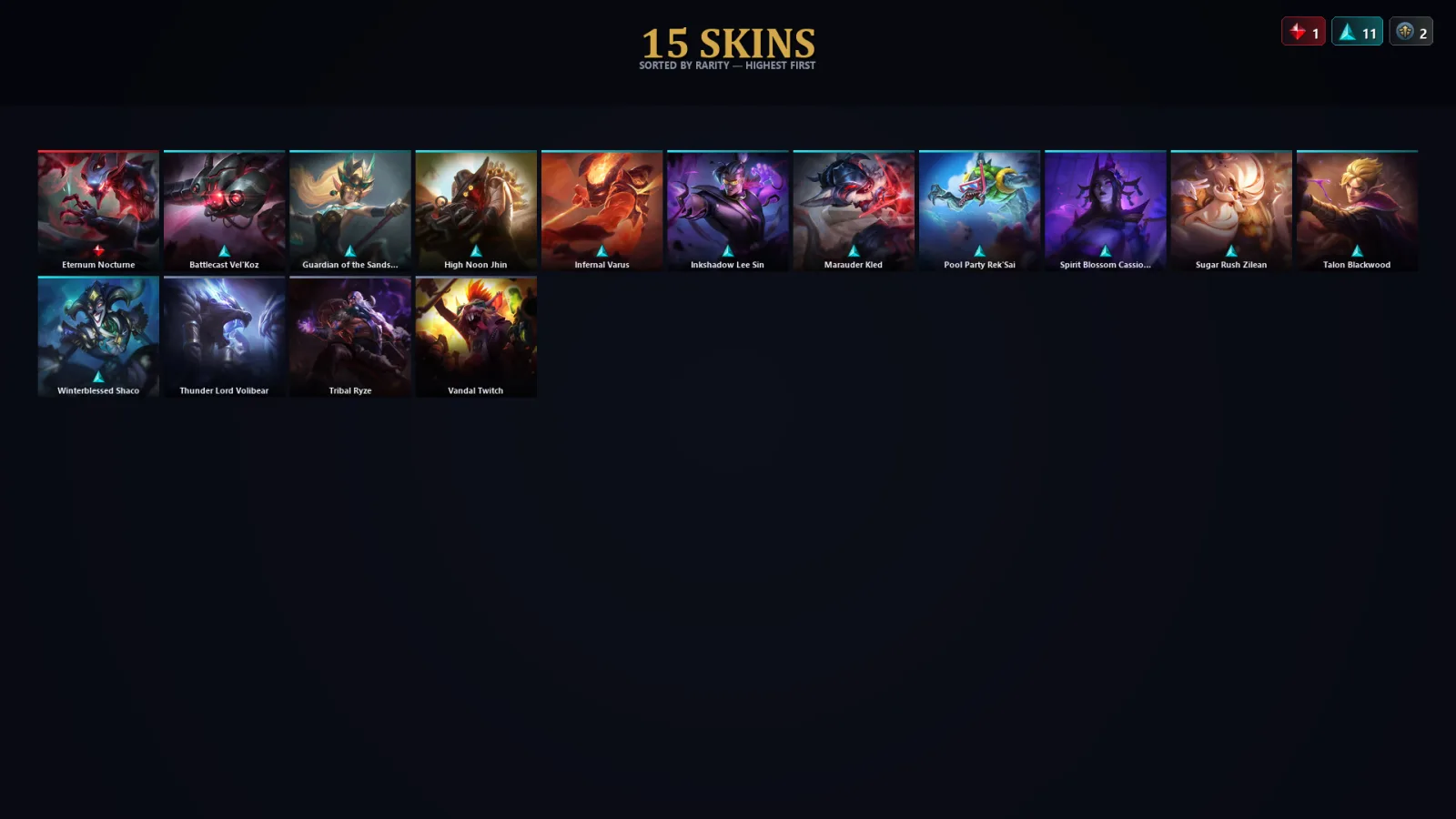 [LoL] | TR | Level 65 | Emerald IV | 94 Champions | 15 Skins