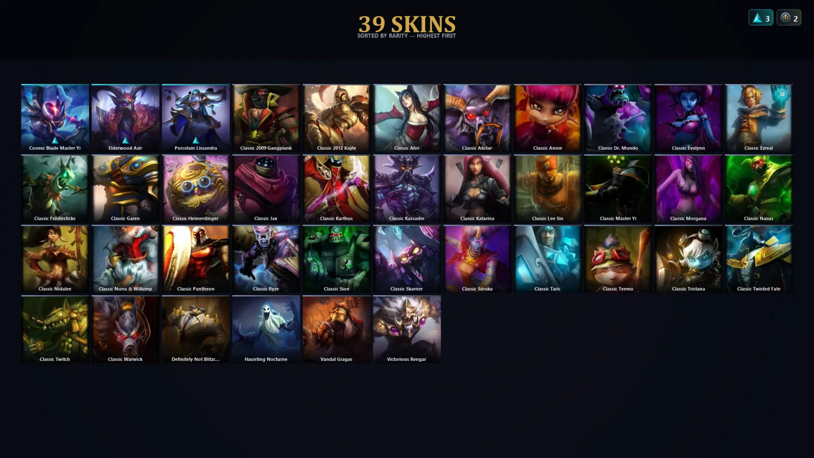 [LoL] | TR | Level 42 | Diamond I | 99 Champions | 7 Skins