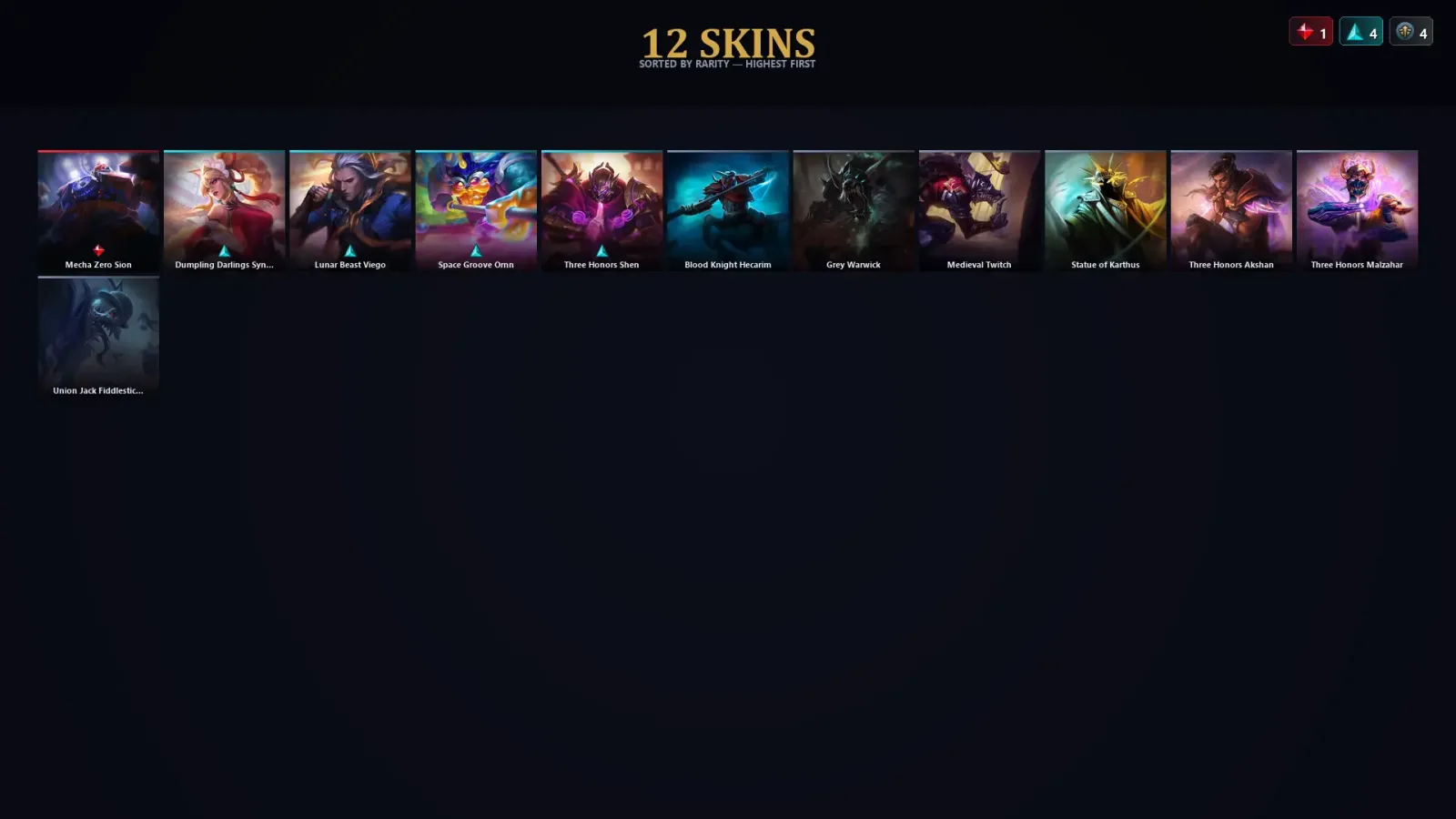 [LoL] | EUW | Level 46 | Diamond III | 35 Champions | 12 Skins | 84,255 BE — LoL account