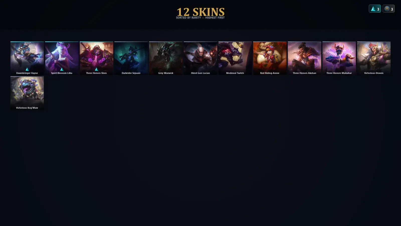 [LoL] | EUW | Level 49 | Diamond III | 74 Champions | 12 Skins — LoL account