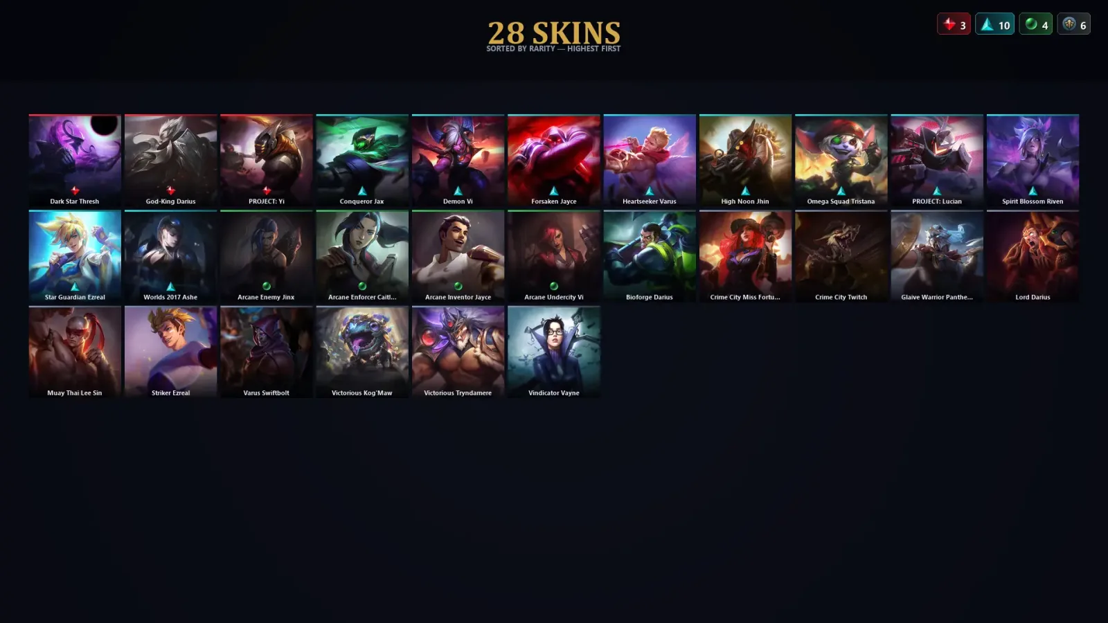 [LoL] | EUW | Level 53 | Platinum I | 52 Champions | 28 Skins — LoL account