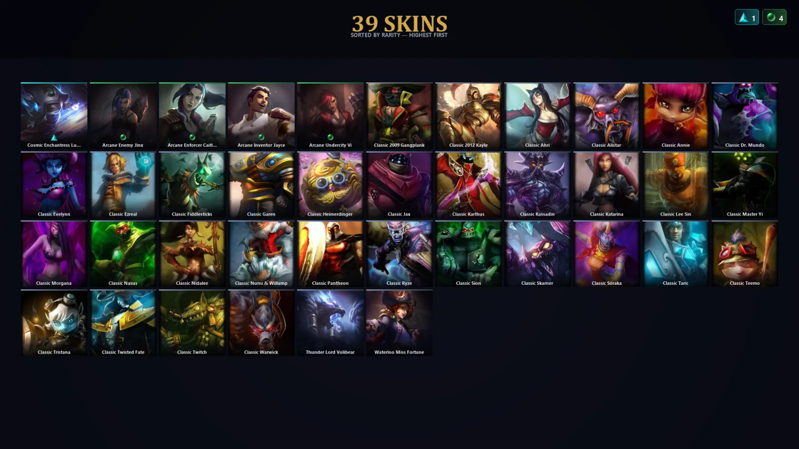 [LoL] | TR | Level 31 | Silver IV | 46 Champions | 39 Skins