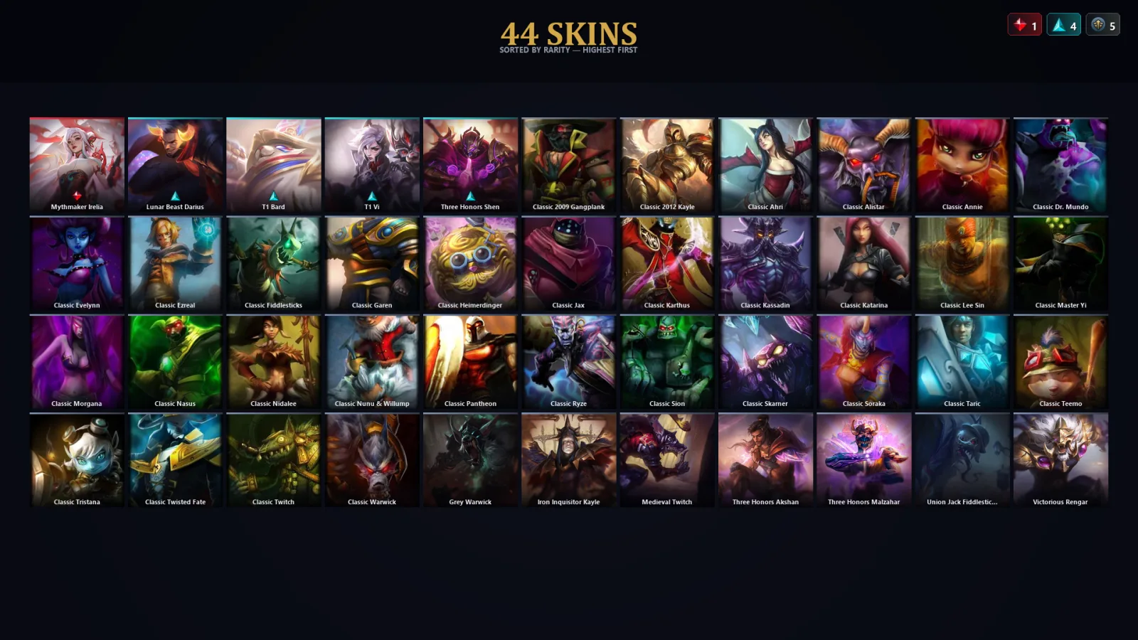 [LoL] | EUW | Level 30 | Master | 83 Champions | 44 Skins | 19,871 BE