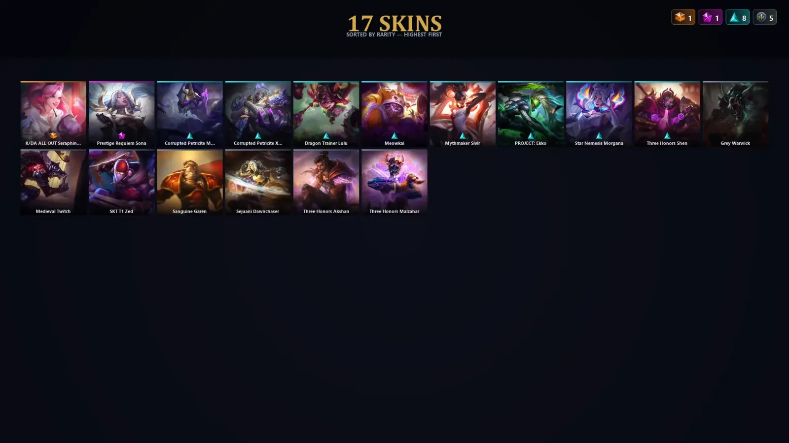 [LoL] | TR | Level 30 | Gold IV | 67 Champions | 17 Skins — LoL account
