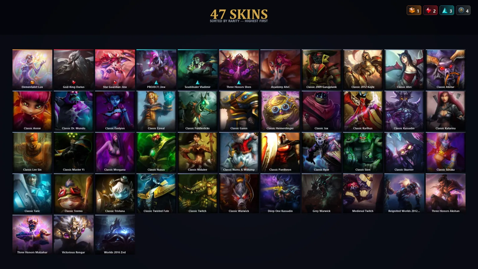 [LoL] | TR | Level 30 | Master | 99 Champions | 47 Skins