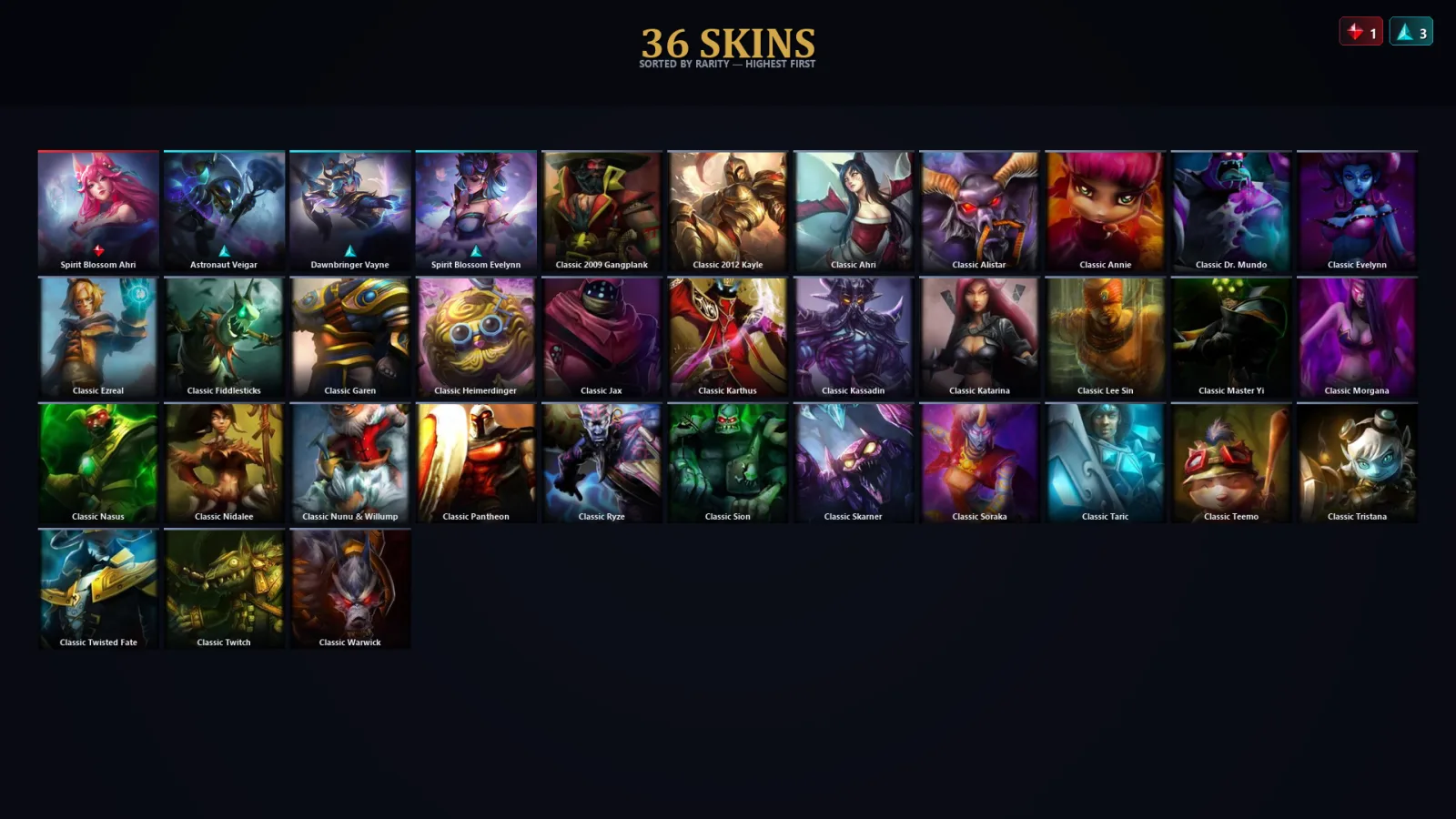 [LoL] | EUW | Level 39 | Diamond IV | 33 Champions | 36 Skins | 33,719 BE