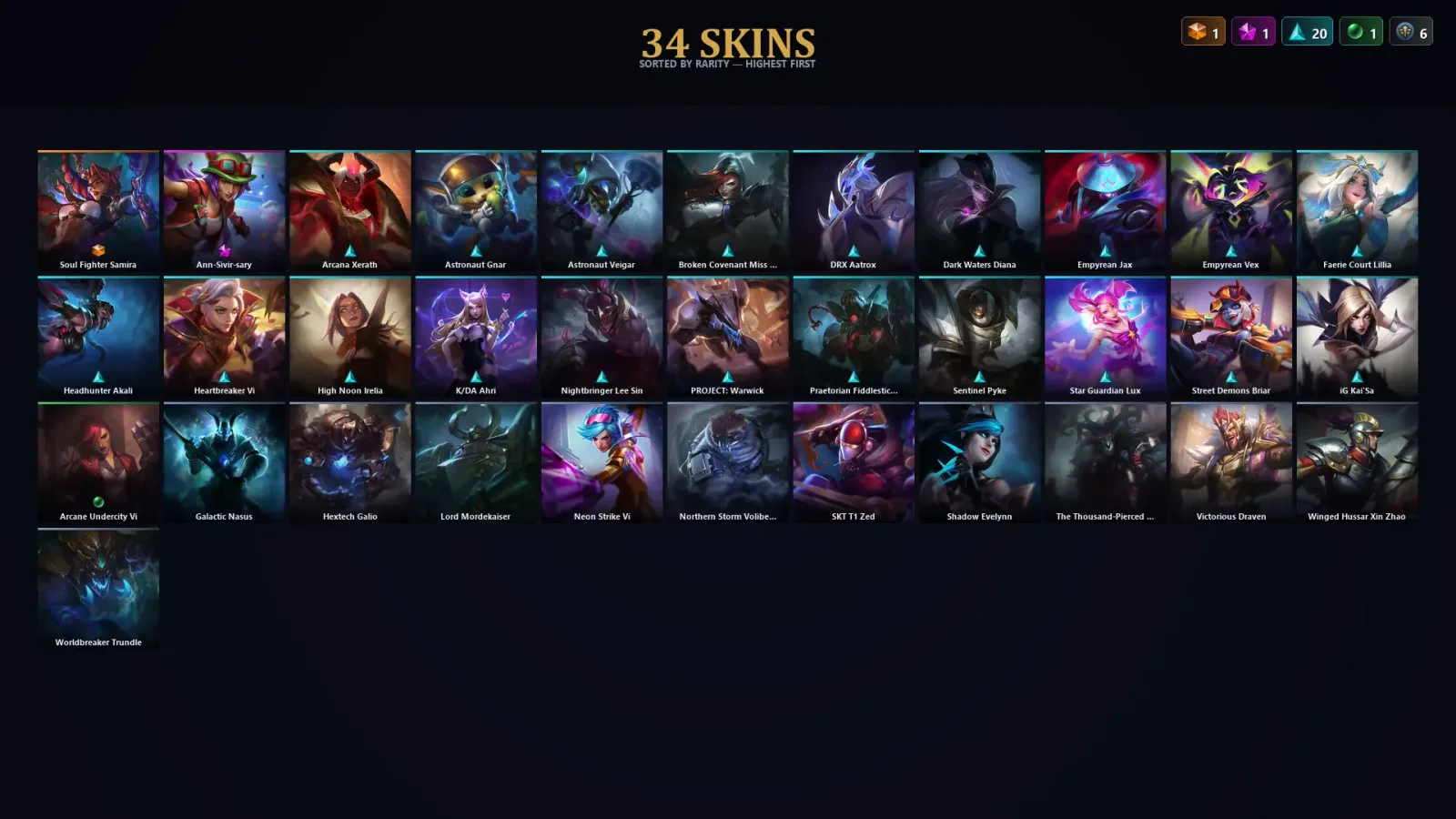 [LoL] | EUW | Level 174 | Silver III | 136 Champions | 34 Skins | 39,555 BE — LoL account