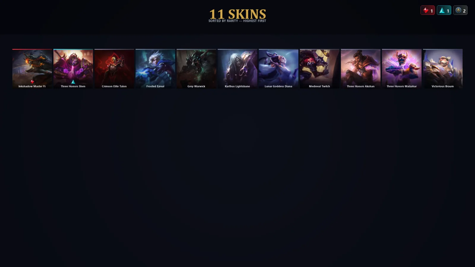 [LoL] | TR | Level 30 | Master | 48 Champions | 11 Skins | 11,411 BE