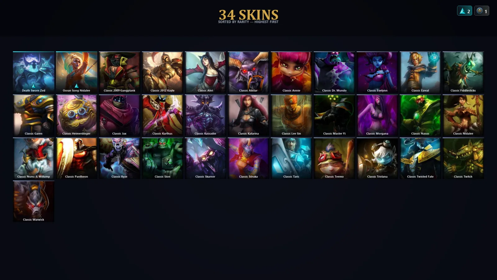 [LoL] | EUW | Level 30 | Silver IV | 23 Champions | 2 Skins | 17,390 BE