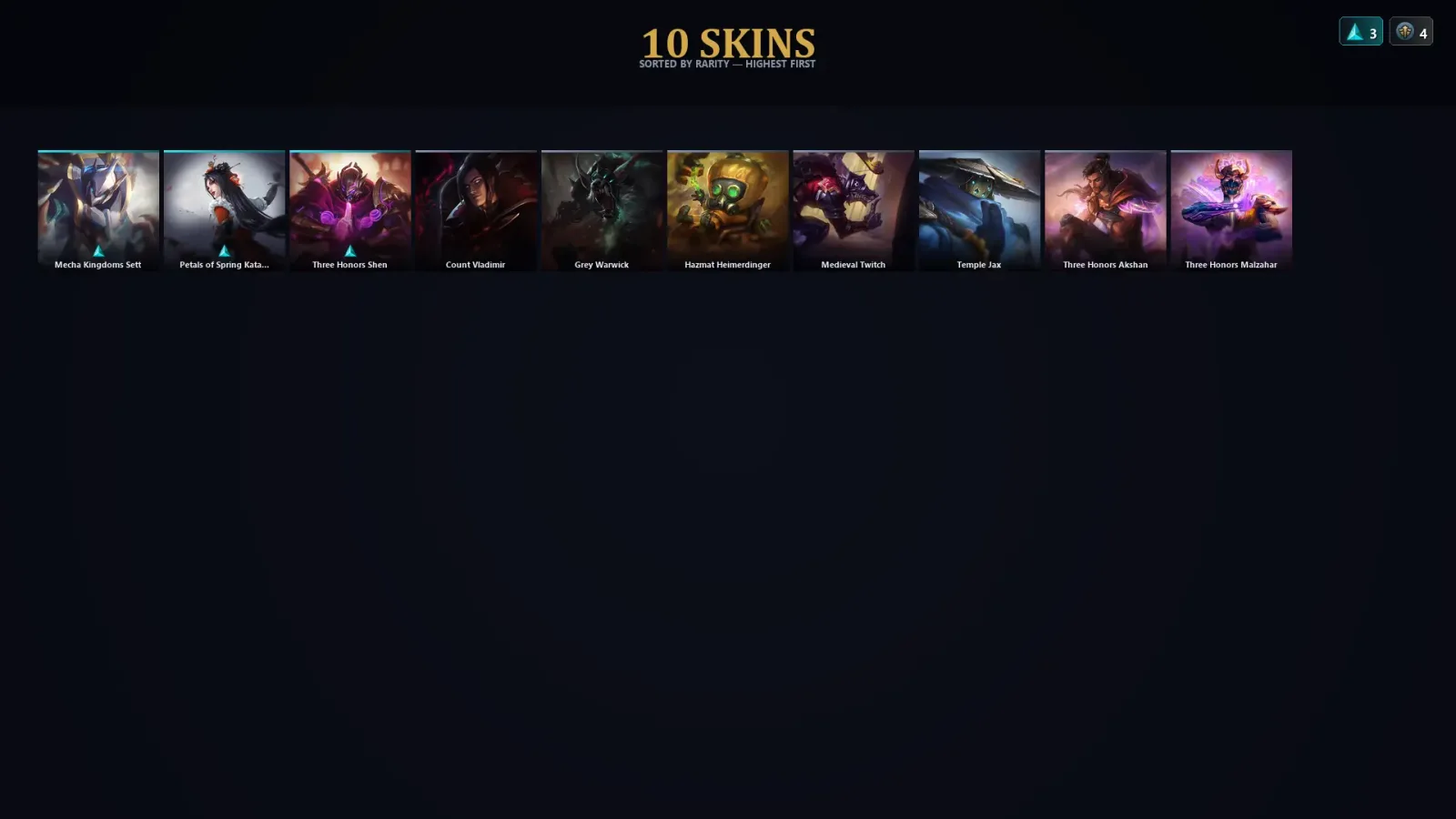 [LoL] | TR | Level 36 | Bronze IV | 81 Champions | 10 Skins