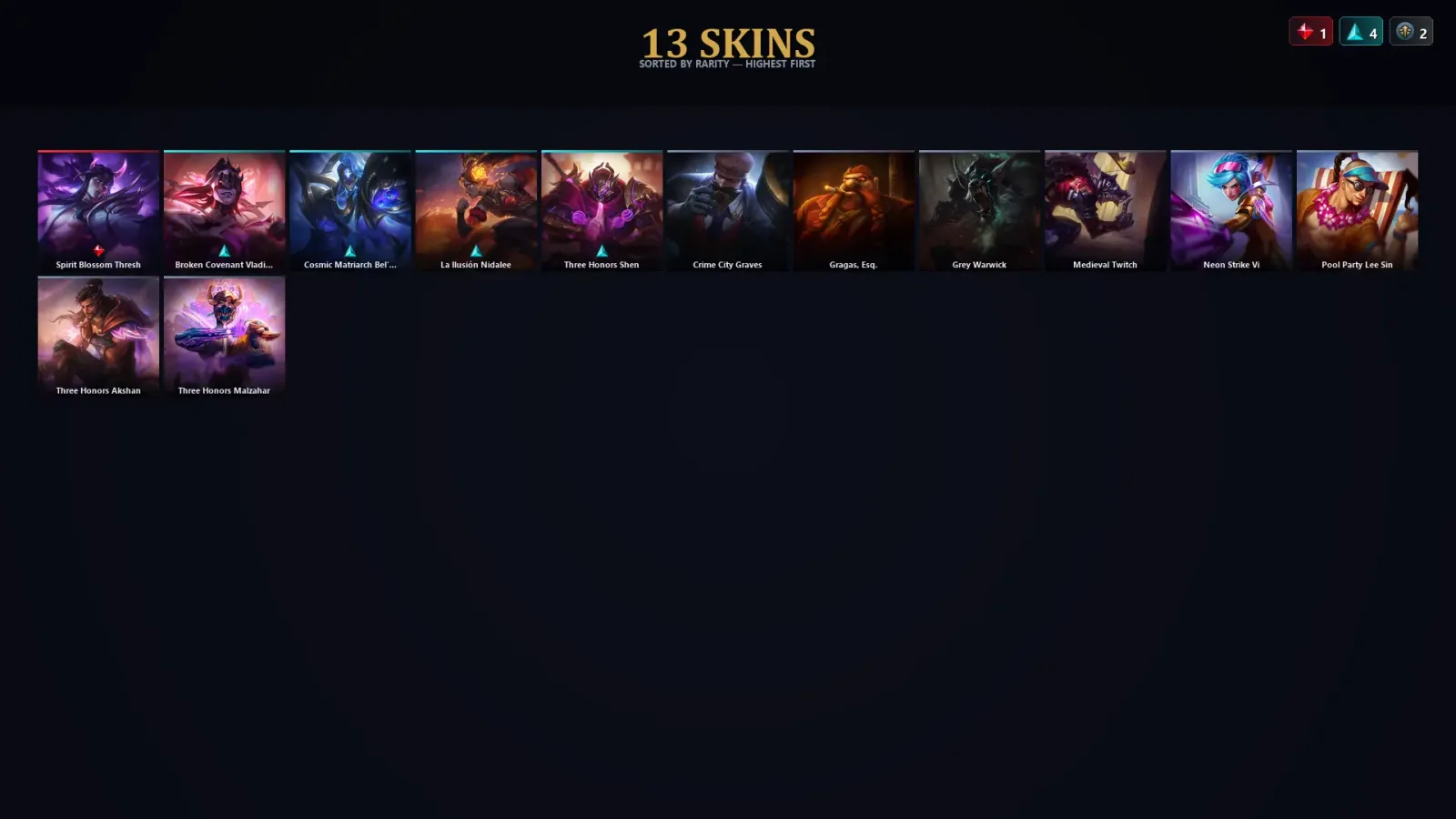[LoL] | TR | Level 30 | Grandmaster | 49 Champions | 13 Skins | 40,771 BE