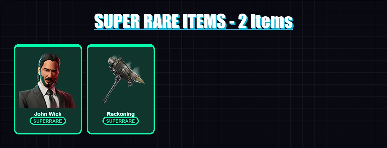 [PC/PSN] | John Wick | Vendetta | The Ice King | Lynx | Blackheart | 31 skin | 24 pickaxe | 36 emote | 23 glider | Lv243