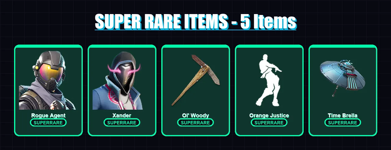 [PC] | Rogue Agent | Xander | Carbide | Driftwalker | Galaxy Scout | 43 skin | 41 pickaxe | 29 emote | 36 glider | Lv326