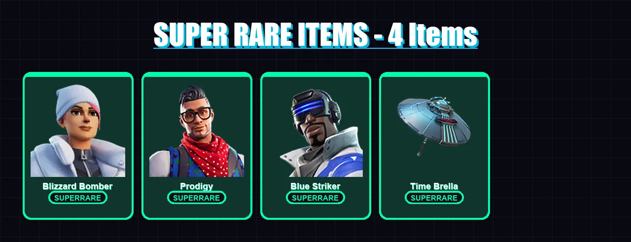 [PC/XBOX] | Blizzard Bomber | Prodigy | Blue Striker | Peter Griffin | Omegarok | 44 skin | 69 pickaxe | 50 emote | 61 glider | Lv807
