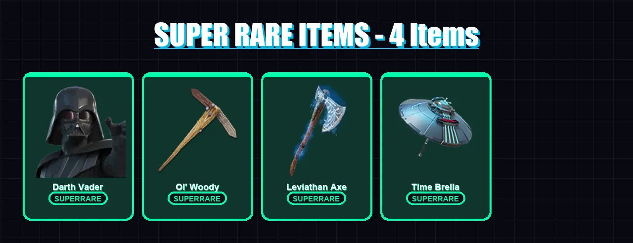 [PC] | Darth Vader | Raz | Lynx | The Ageless | The Prisoner | 278 skin | 327 pickaxe | 241 emote | 244 glider | Lv4872
