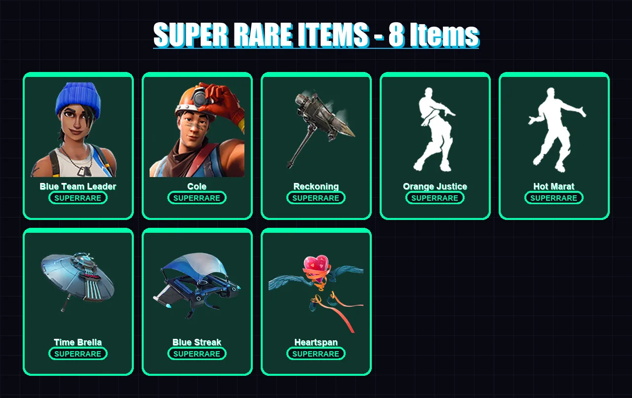 [PS4/PS5/XBOX/PC] | Blue Team Leader | Cole | Lynx | Gear Specialist Maya | Dire | 70 skin | 42 pickaxe | 66 emote | 57 glider | Lv823