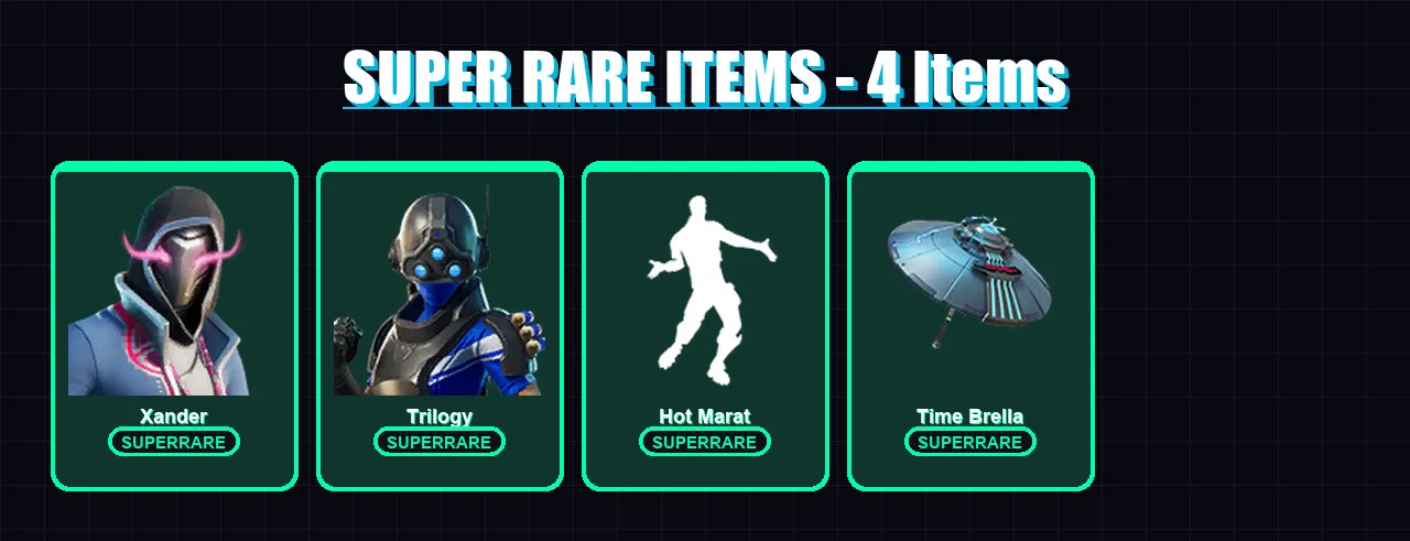 [PC/XBOX/PSN] | Xander | Trilogy | Peter Griffin | The Imagined | Ronin | 59 skin | 78 pickaxe | 87 emote | 84 glider | Lv1578