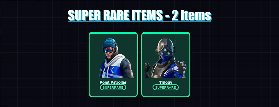 [PS4/PS5/XBOX/PC] | Point Patroller | Trilogy | 2 skin | 1 pickaxe | 2 emote | 5 glider | Lv48 — main preview