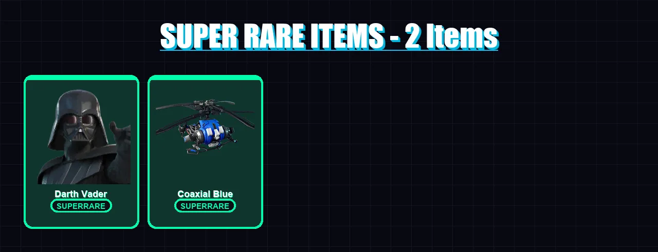[PC/PSN] | Darth Vader | Raz | Kymera | Kado Thorne | Joey | 41 skin | 63 pickaxe | 56 emote | 62 glider | Lv1116