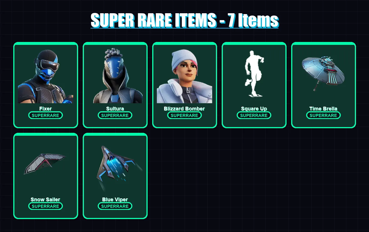 [SWITCH/XBOX/PC] | Fixer | Sultura | Blizzard Bomber | Spectra Knight | Zeus | 125 skin | 170 pickaxe | 116 emote | 152 glider | Lv2135