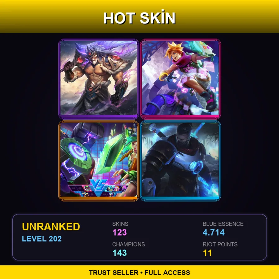 SG | Lv202 | Unranked | 123 Skin | 143 Champ — Cosmic Reaver Kassadin