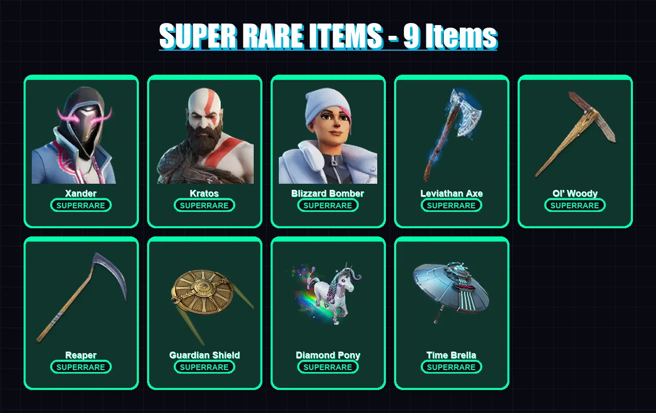 [PS4/PS5/PC] | Xander | Kratos | Blizzard Bomber | Nezumi | The Ageless | 190 skin | 216 pickaxe | 177 emote | 158 glider | Lv2572 — Fortnite account