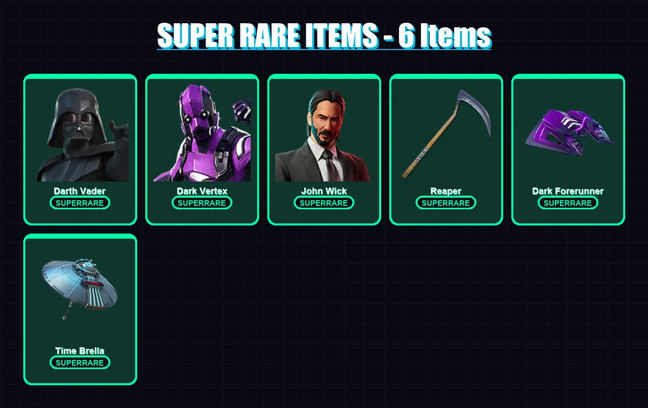 [PC/PSN] | Darth Vader | Dark Vertex | John Wick | Renzo the Destroyer | Fusion | 143 skin | 167 pickaxe | 138 emote | 137 glider | Lv2231