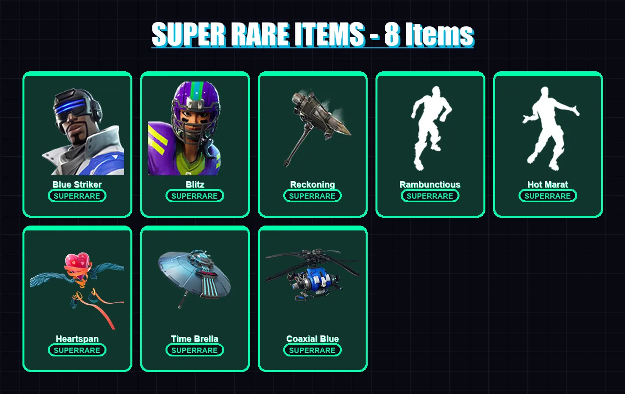 [PC/XBOX] | Blue Striker | Blitz | Rox | Fade | Catalyst | 136 skin | 152 pickaxe | 152 emote | 151 glider | Lv2075