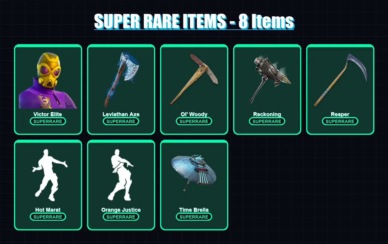 [PC/XBOX/PSN] | Victor Elite | Joey | Alli | Ruin | Hypersonic | 159 skin | 155 pickaxe | 135 emote | 132 glider | Lv2597