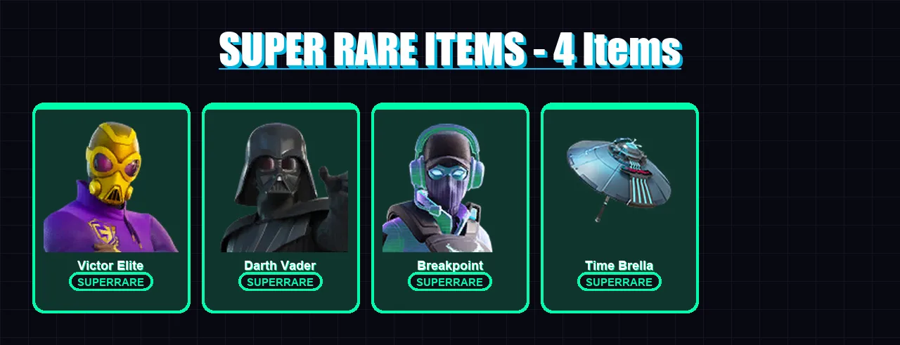 [PS4/PS5/XBOX/PC] | Victor Elite | Darth Vader | Breakpoint | Kado Thorne | Sentinel | 231 skin | 252 pickaxe | 216 emote | 218 glider | Lv4755