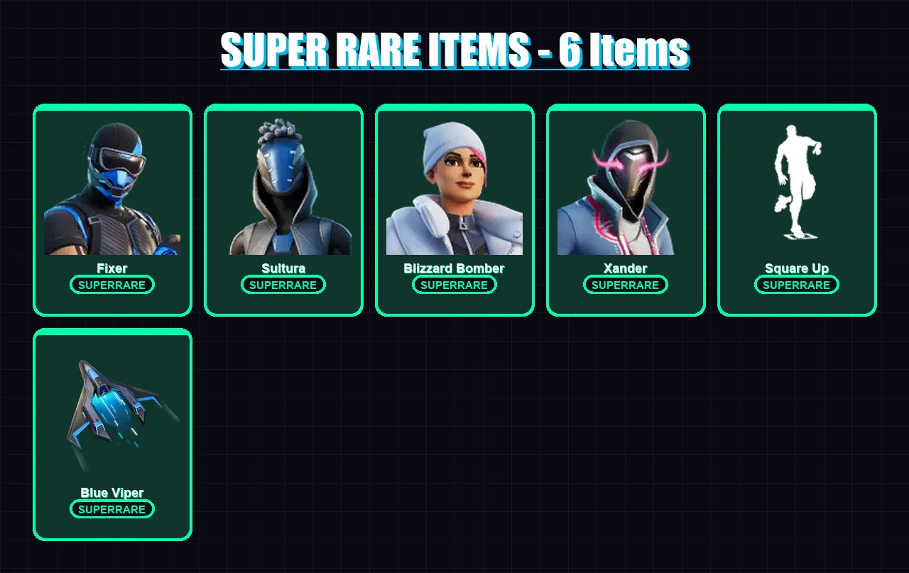 [PC/PSN] | Fixer | Sultura | Blizzard Bomber | Xander | Torin | 90 skin | 146 pickaxe | 84 emote | 109 glider | Lv2038