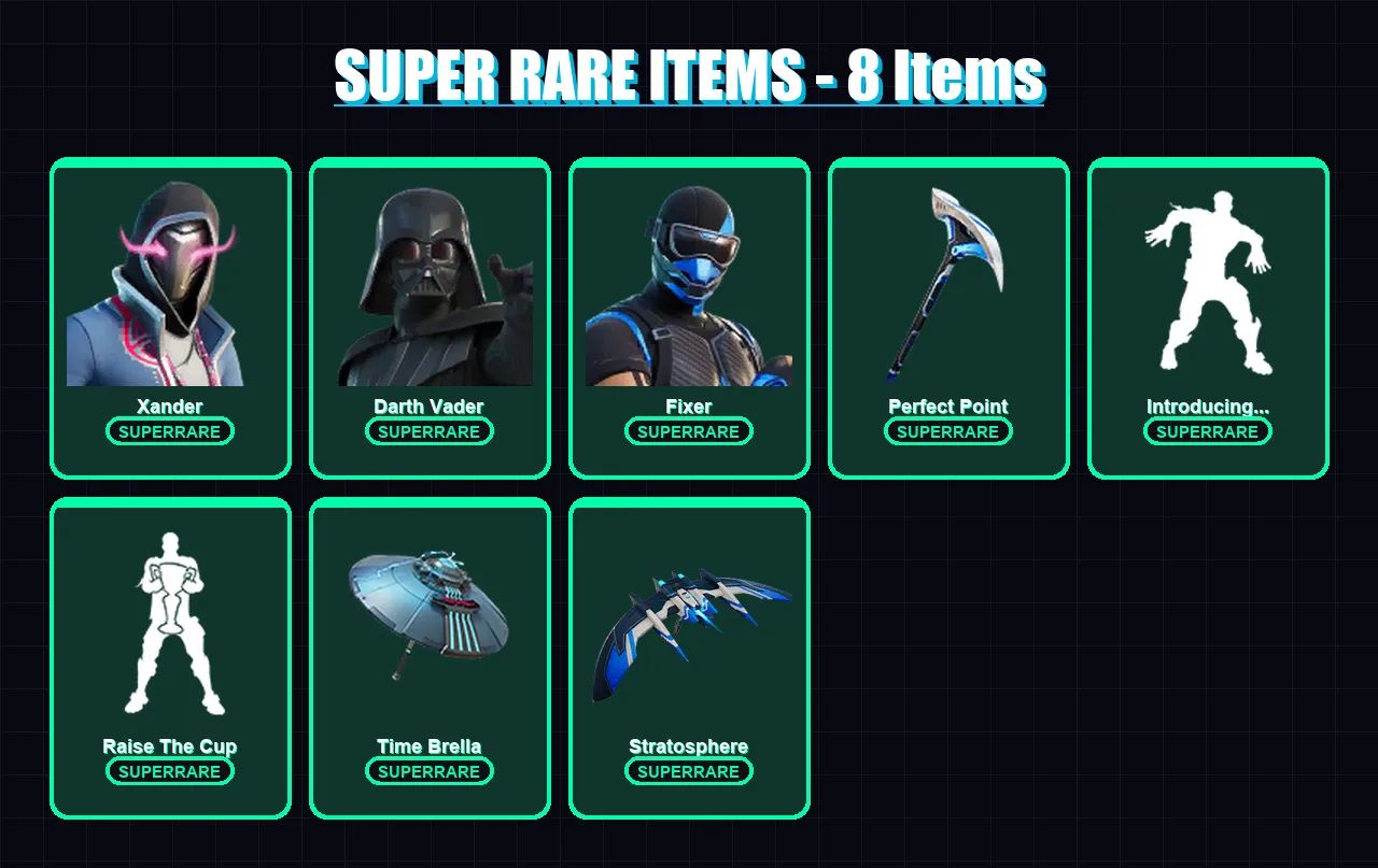 [SWITCH/XBOX/PSN/PC] | Xander | Darth Vader | Fixer | Valeria | Twyn | 208 skin | 289 pickaxe | 223 emote | 219 glider | Lv3851