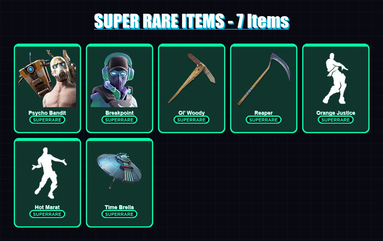 [PC/PSN] | Psycho Bandit | Breakpoint | Predator | Drift | Vendetta | 394 skin | 333 pickaxe | 343 emote | 225 glider | Lv3220