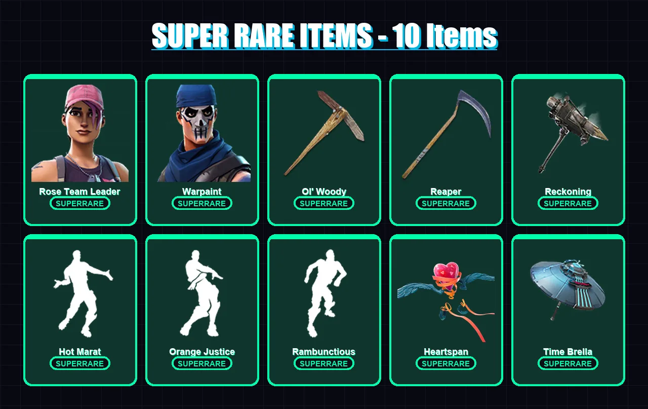 [PC/XBOX/PSN] | Rose Team Leader | Warpaint | Kymera | Blackheart | Lynx | 157 skin | 161 pickaxe | 143 emote | 149 glider | Lv1665