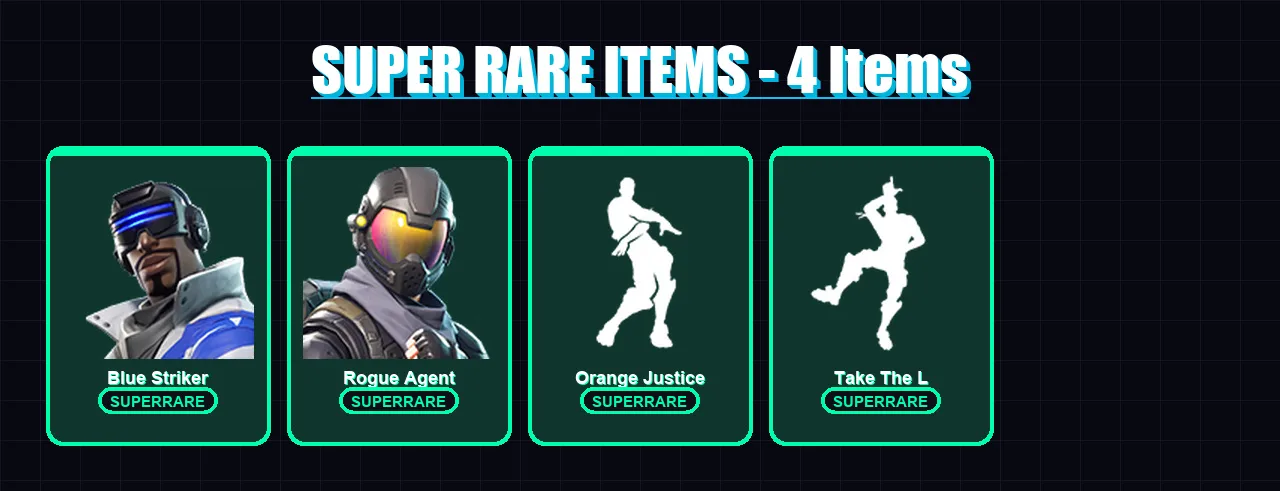 [PC/XBOX/PSN] | Blue Striker | Rogue Agent | Valor | Carbide | Dark Voyager | 17 skin | 10 pickaxe | 20 emote | 19 glider | Lv310
