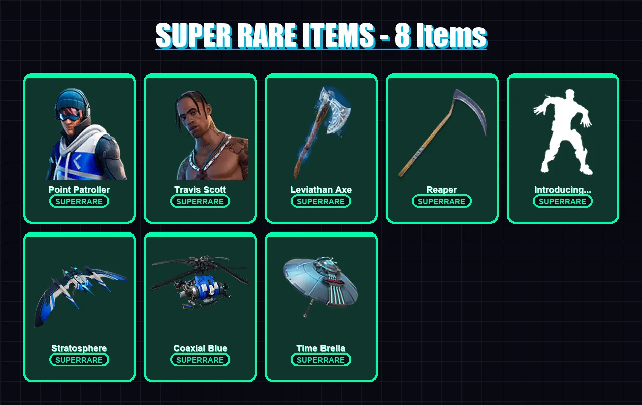 [PC/XBOX] | Point Patroller | Travis Scott | Deadpool | Gear Specialist Maya | Mandalorian | 207 skin | 188 pickaxe | 139 emote | 147 glider | Lv250 — Fortnite account