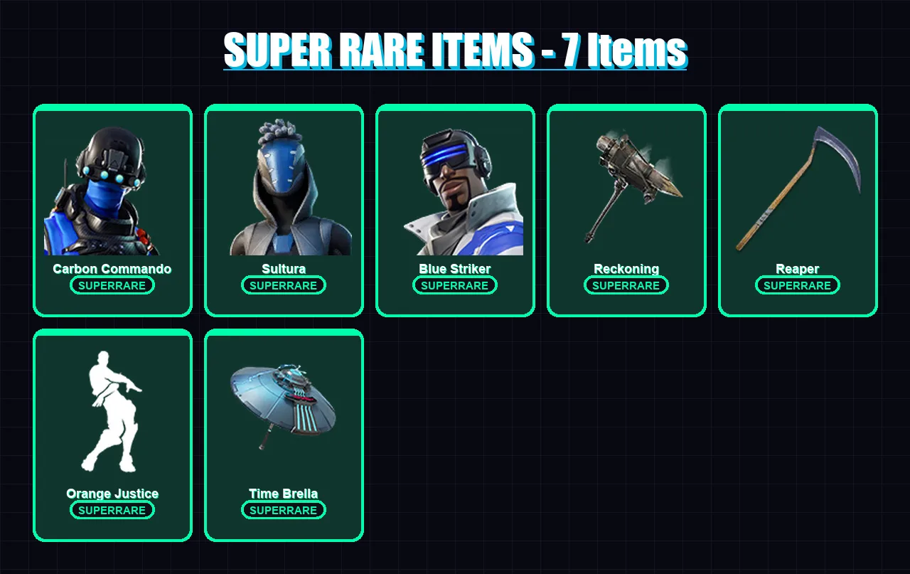 [PC/XBOX] | Carbon Commando | Sultura | Blue Striker | Love Ranger | Fallen Love Ranger | 81 skin | 80 pickaxe | 86 emote | 62 glider | Lv776