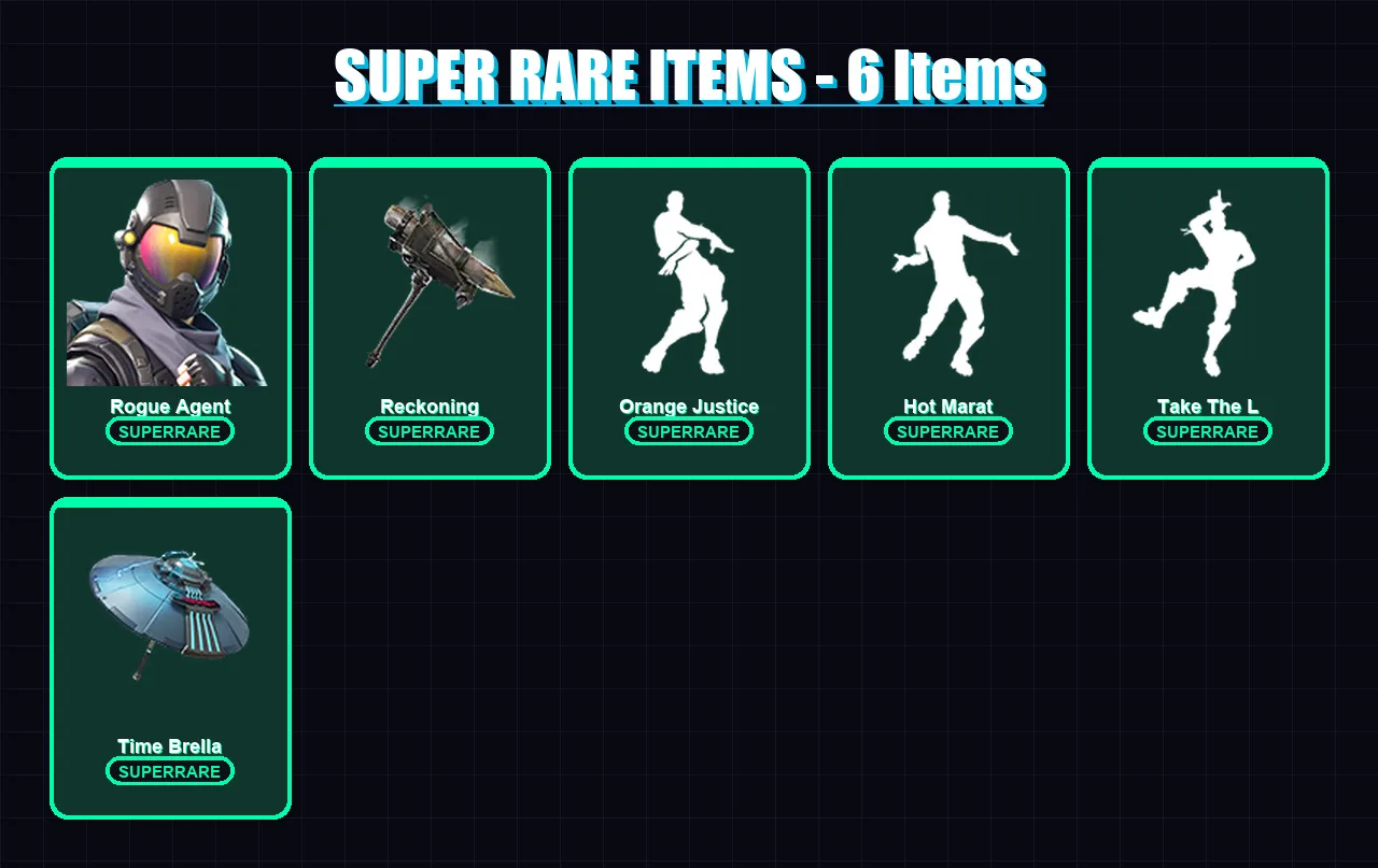 [SWITCH/XBOX/PSN/PC] | Rogue Agent | The Imagined | Drift | Carbide | Calamity | 25 skin | 31 pickaxe | 26 emote | 35 glider | Lv424