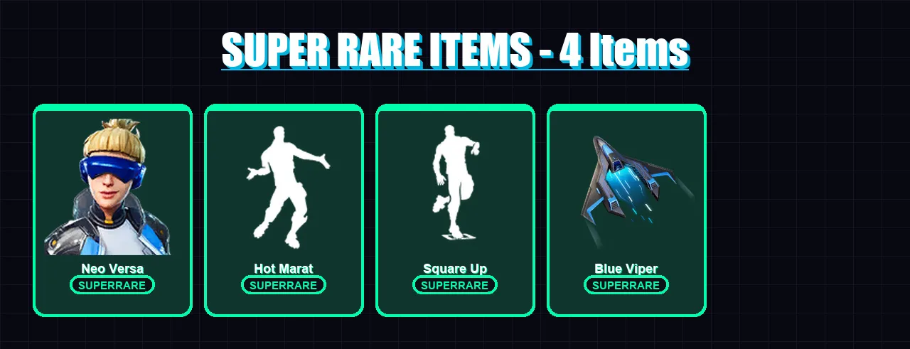 [PS4/PS5/XBOX/PC] | Neo Versa | Polar Peely | Lt. Evergreen | Krisabelle | Sled Ready Guff | 7 skin | 20 pickaxe | 39 emote | 38 glider | Lv689