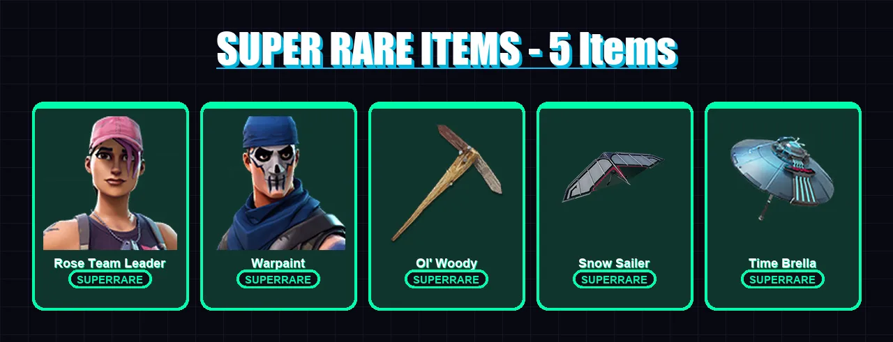 [PC/XBOX/PSN] | Rose Team Leader | Warpaint | Predator | Nezumi | The Foundation | 96 skin | 121 pickaxe | 102 emote | 111 glider | Lv1676