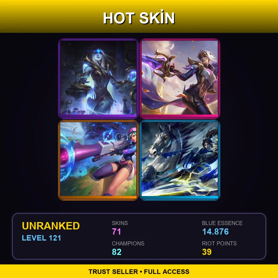 BR | Lv121 | Unranked | 71 Skin | 82 Champ — True Damage Akali
