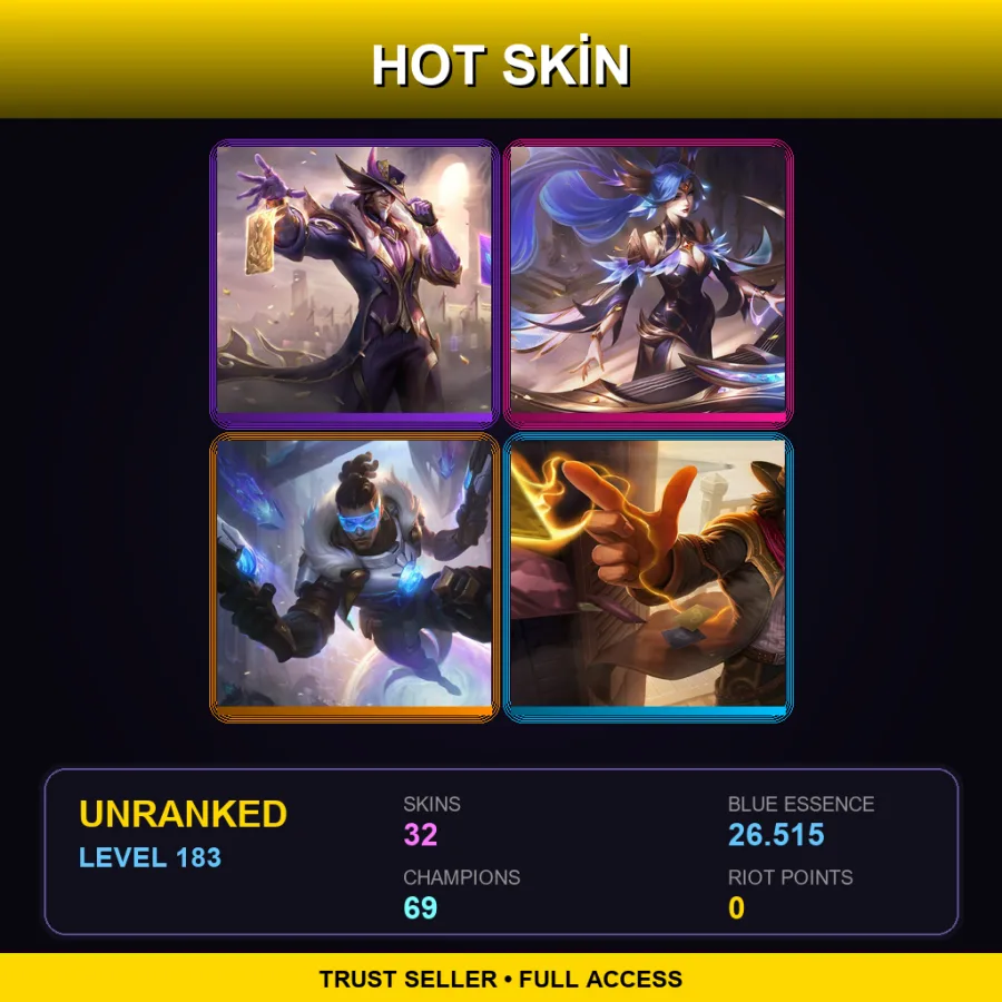 LAS | Lv183 | Unranked | 32 Skin | 69 Champ — King Beegar