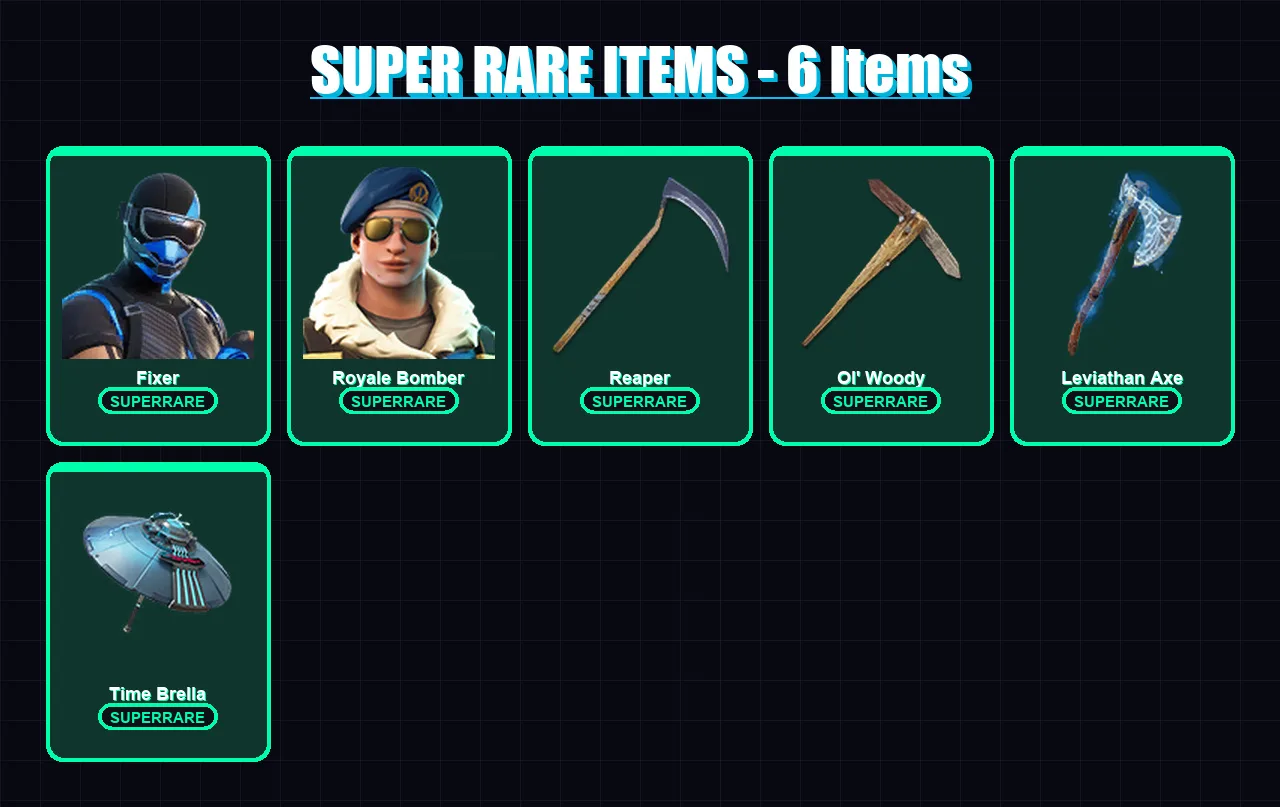 [PC/XBOX] | Fixer | Royale Bomber | Fade | Omegarok | Mandalorian | 132 skin | 155 pickaxe | 132 emote | 104 glider | Lv1947 — Fortnite account