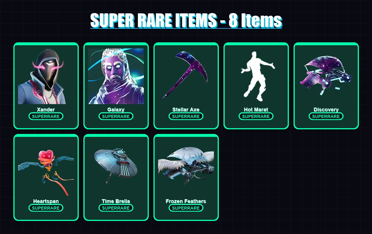 [PC/XBOX/PSN] | Xander | Galaxy | Ruin | The Ice King | Luxe | 70 skin | 79 pickaxe | 101 emote | 81 glider | Lv1206