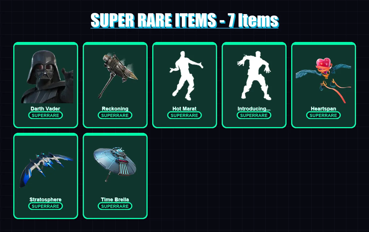[PS4/PS5/XBOX/PC] | Darth Vader | Hybrid | The Prisoner | Fusion | The Origin | 102 skin | 122 pickaxe | 104 emote | 135 glider | Lv2018