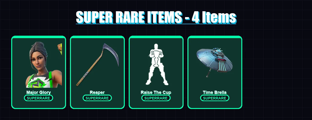 [PC/XBOX/PSN] | Major Glory | Gear Specialist Maya | Ultima Knight | Catalyst | The Scientist | 88 skin | 91 pickaxe | 97 emote | 85 glider | Lv1452