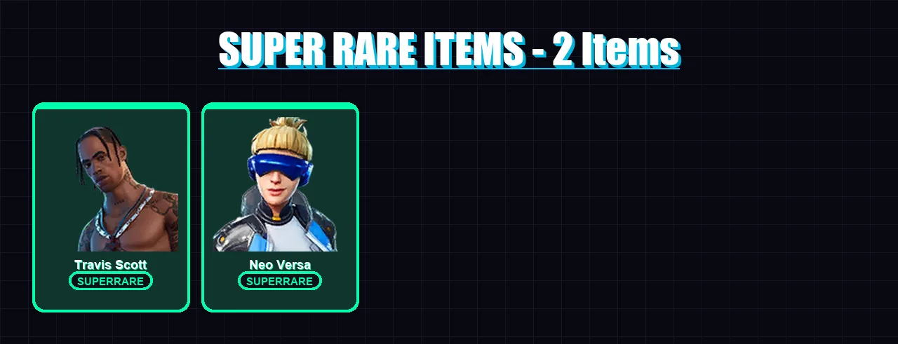 [PC/XBOX] | Travis Scott | Neo Versa | Mandalorian | Deadpool | Spire Assassin | 101 skin | 98 pickaxe | 71 emote | 87 glider | Lv1702